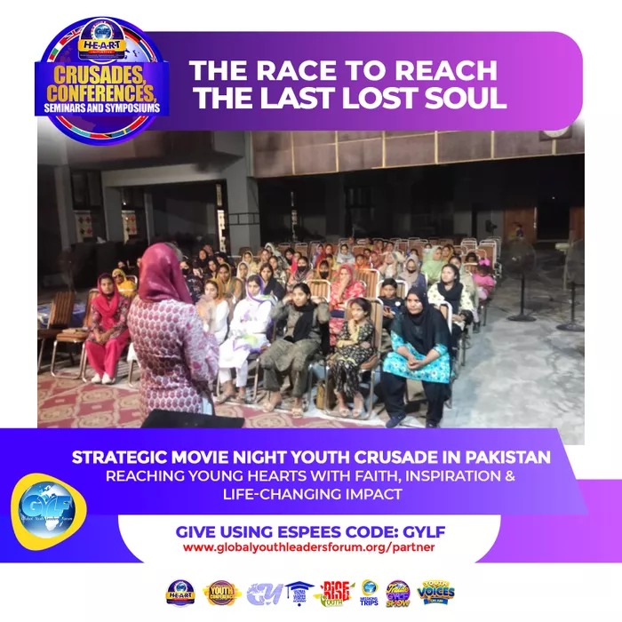 STRATEGIC MOVIE NIGHT YOUTH CRUSADE IN PAKISTAN