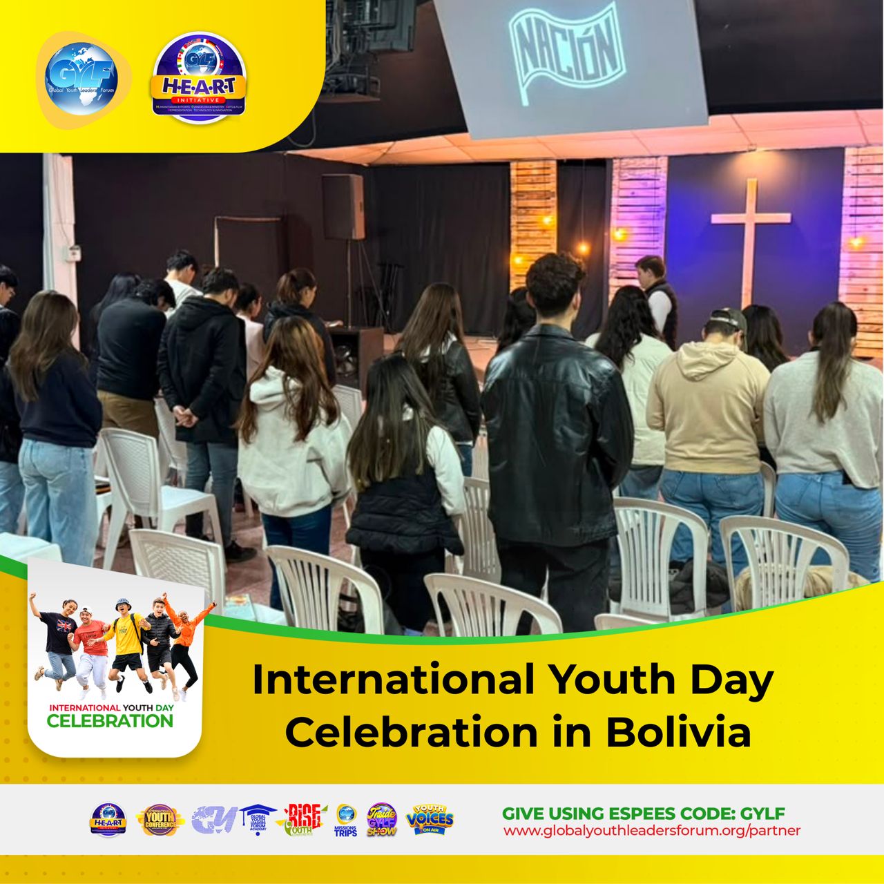𝗜𝗡𝗧𝗘𝗥𝗡𝗔𝗧𝗜𝗢𝗡𝗔𝗟 𝗬𝗢𝗨𝗧𝗛 𝗗𝗔𝗬 𝗖𝗘𝗟𝗘𝗕𝗥𝗔𝗧𝗜𝗢𝗡 𝗜𝗡 𝗕𝗢𝗟𝗜𝗩𝗜𝗔
